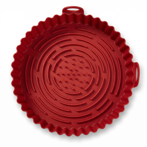 air fryer round liner red