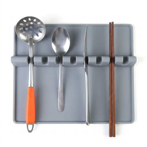600°F Heat Resistant Silicone Spoon Rest