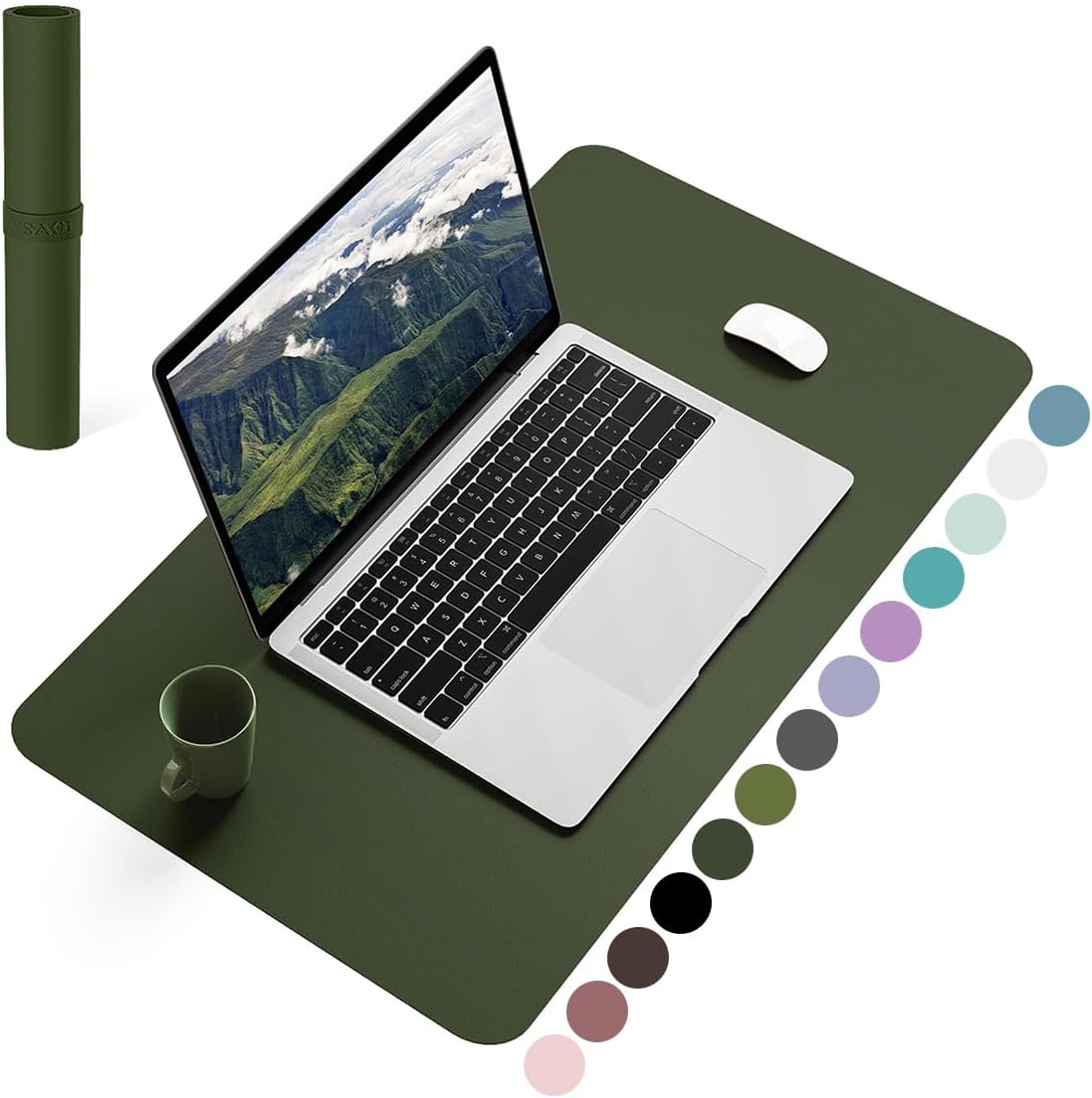 Non-Slip Leather Desk Pad