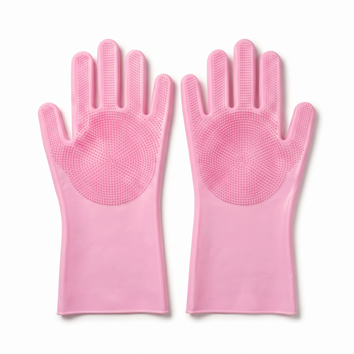 Reusable Silicone Household Cleaning Gloves for Home Use