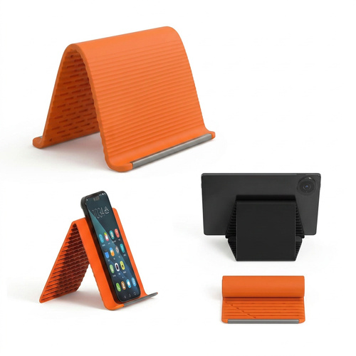 Silicone Phone Stand with Aluminum