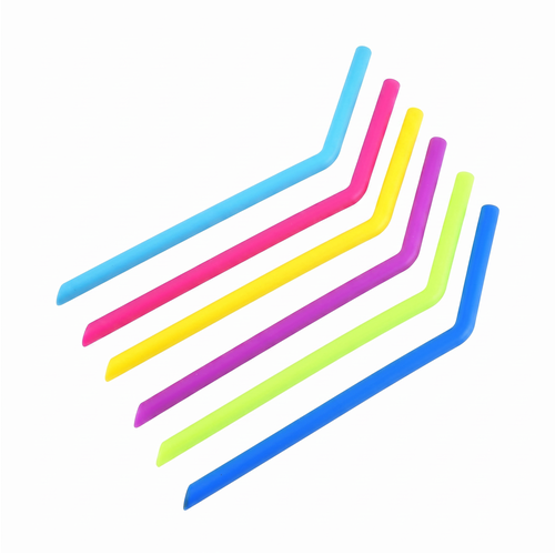 Softy Straws Wide Premium Reusable Silicone Drinking Straws