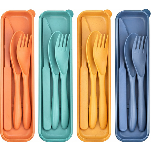 Travel Utensils Cutlery Set Spoons and Forks Set,