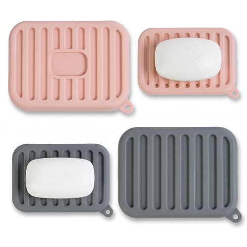 silicone leakproof travel soap case