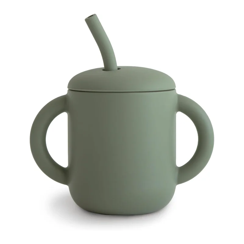 Silicone Training Cup & Straw