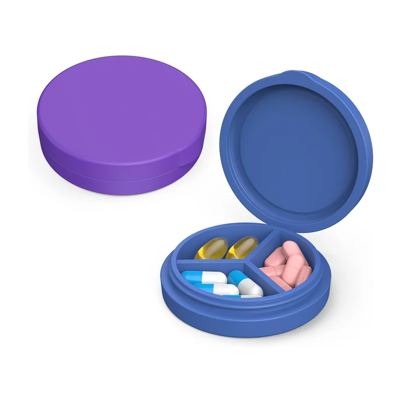 silicone Travel Pill Box