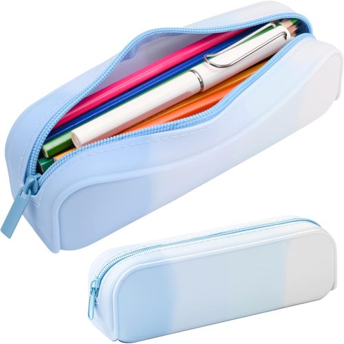 Colorful Silicone Waterproof Pencil Pouch